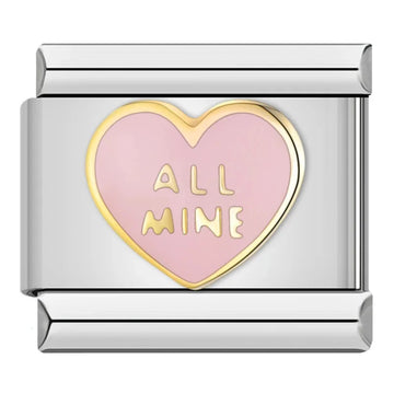 All Mine Italian Silver Charm