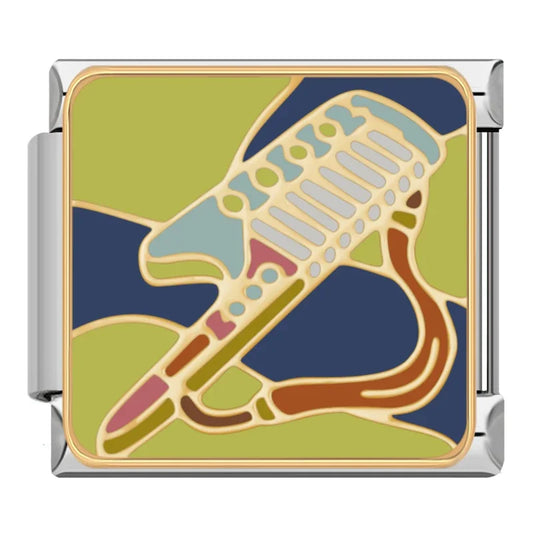 Digital Piano Italian Silver Charm