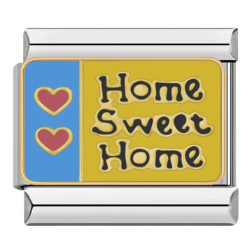 Home Sweet Home Italian Silver Charm