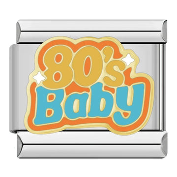 80's Baby Italian Silver Charm
