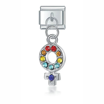 Women Italian Dangle Silver Charm