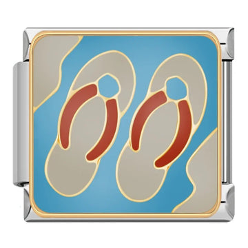 Sandals Italian Silver Charm