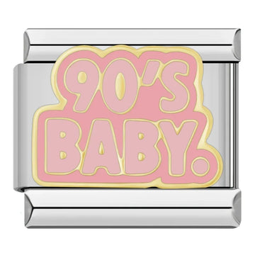90's Baby Italian Silver Charm