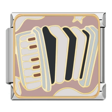Accordion Italian Silver Charm