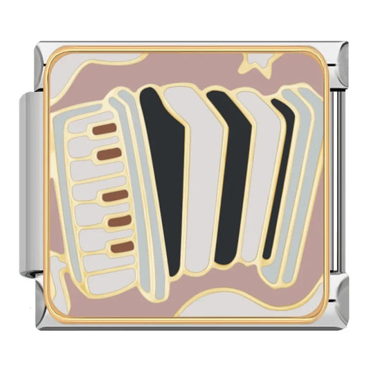 Accordion Italian Silver Charm