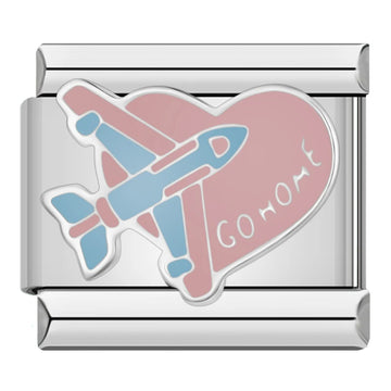 Go Home Italian Silver Charm