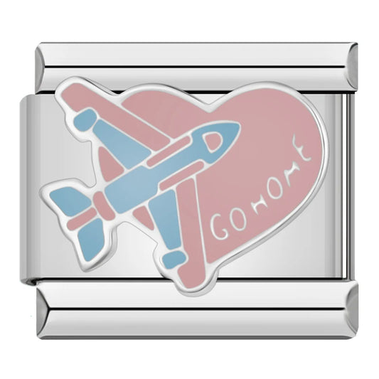 Go Home Italian Silver Charm