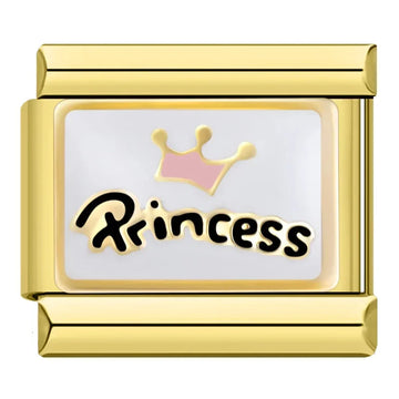Princess Italian Gold Charm