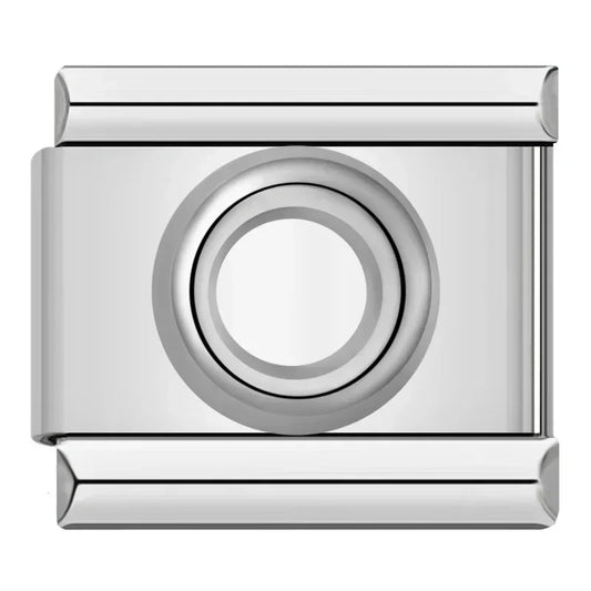 Circle Italian Silver Charm