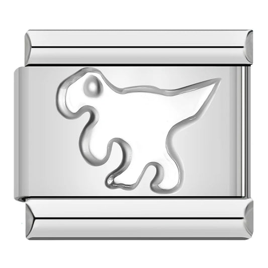 Dinosaur Italian Silver Charm