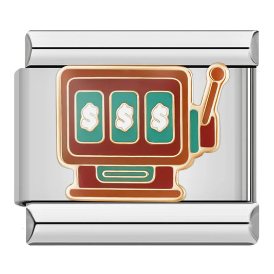 Maquina Casino Italian Silver Charm