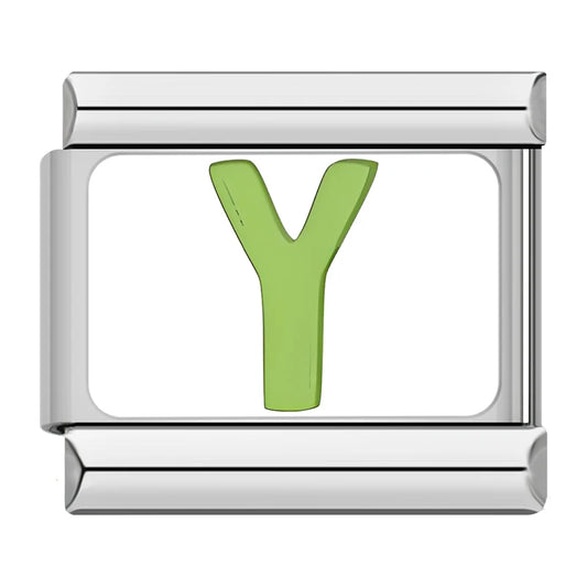 Y Italian Silver Charm