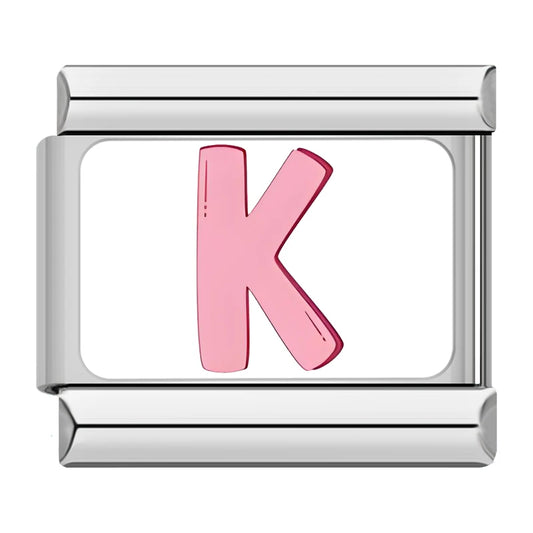 K Italian Silver Charm