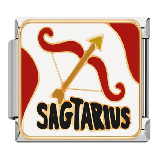 Sagtarius Italian Silver Charm