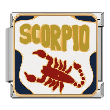 Scorpio Italian Silver Charm