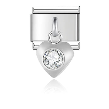 Heart Italian Silver Charm