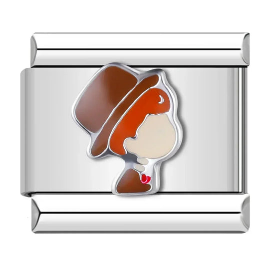 Groom Italian Silver Charm