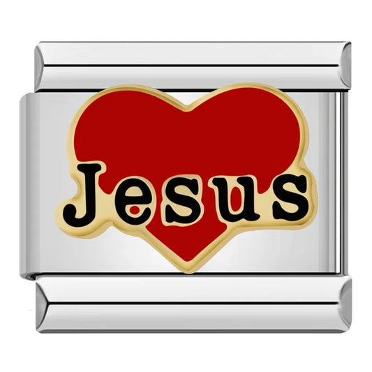 Jesus Italian Silver Charm