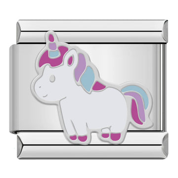 Unicorn Italian Silver Charm
