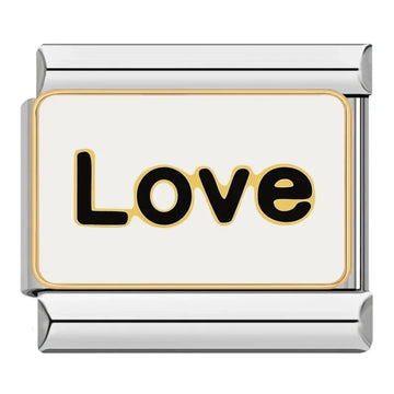 Love Character Italian Silver Charm