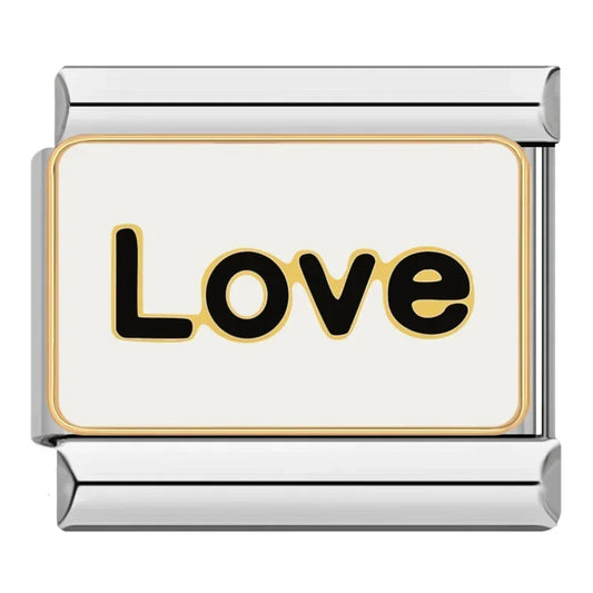 Love Character Italian Silver Charm