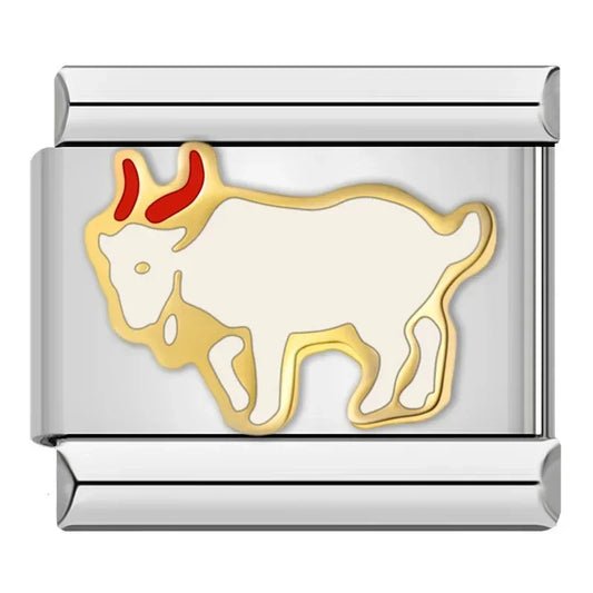 Goat Italian Silver Charm