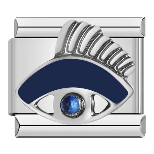 Evil Eye v2 Italian Silver Charm