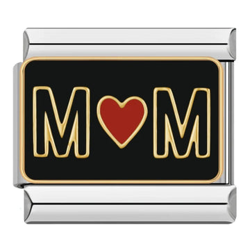 M Love M Italian Silver Charm