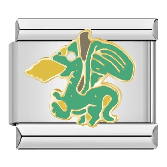 Dragon Italian Silver Charm