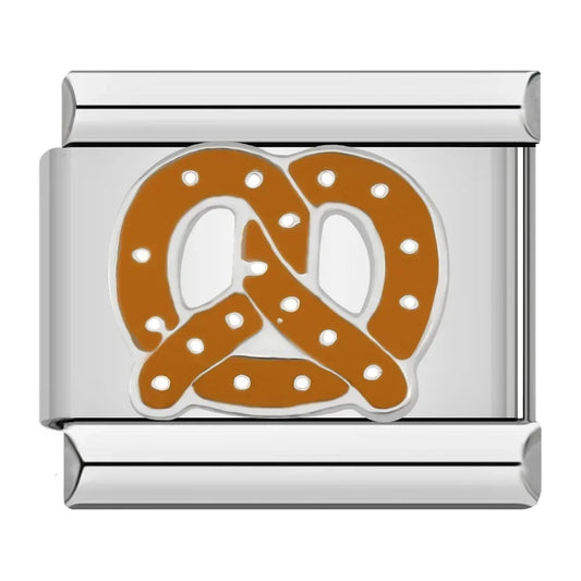 Pretzel Italian Silver Charm