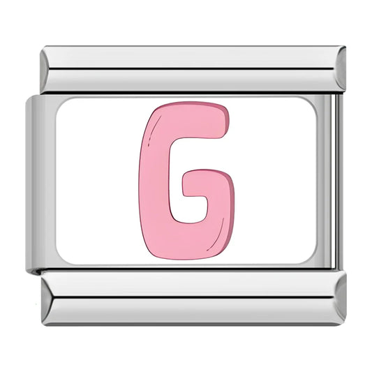 G Italian Silver Charm