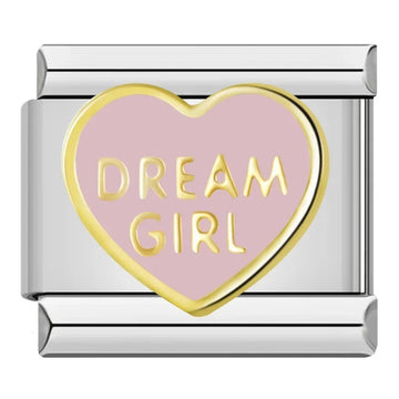Dream Girl Italian Silver Charm