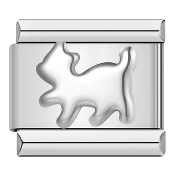 Cat Italian Silver Charm