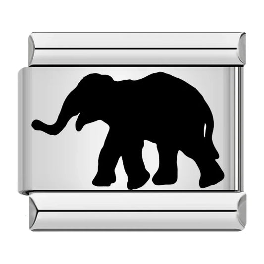 Elephant Italian Silver Charm