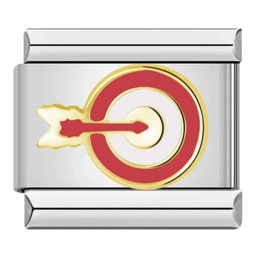 Target Italian Silver Charm