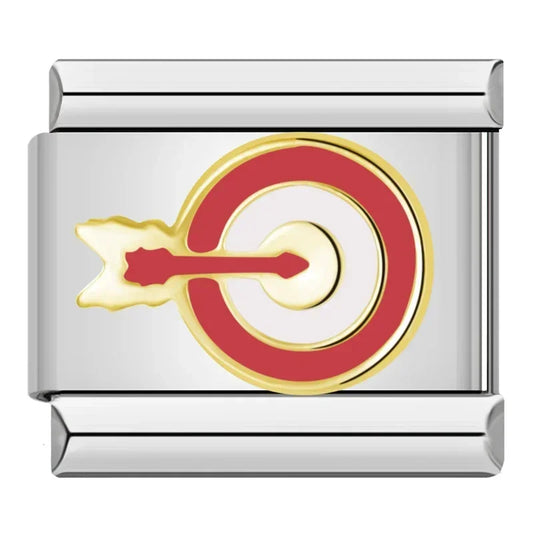 Target Italian Silver Charm