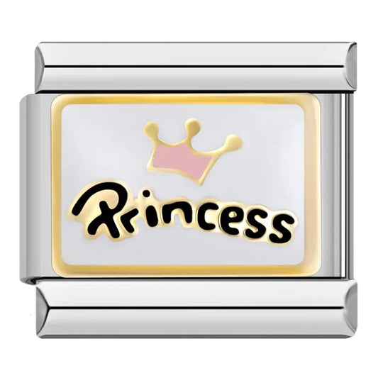 Princess Italian Silver Charm