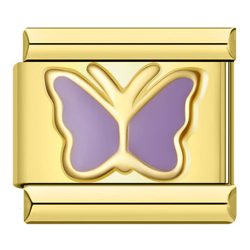 Butterfly Italian Gold Charm