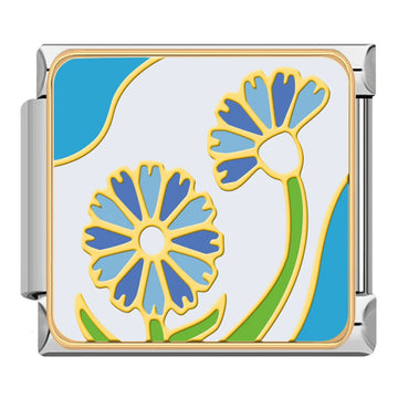 Dandelion Italian Silver Charm