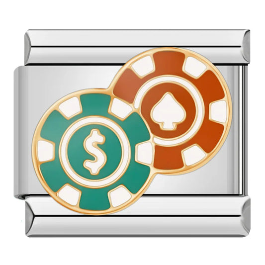 Jeton Game Italian Silver Charm