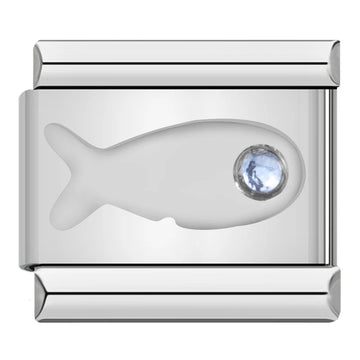 Fish Italian Silver Charm
