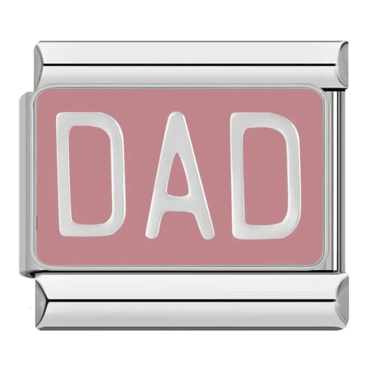 Dad Italian Silver Charm