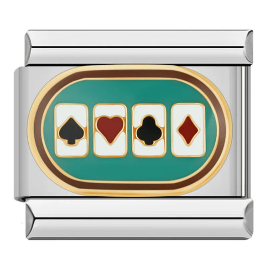 Blackjack Italian Silver Charm