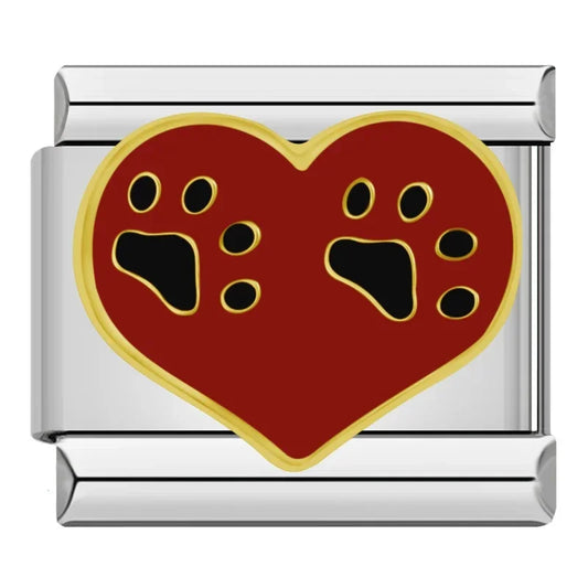Love Of Paw Italian Silver Charm