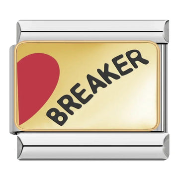 Breaker Italian Silver Charm