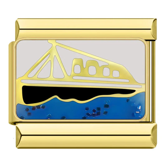 Yacht Italian Silver Charm