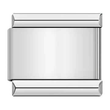 Blank Italian Silver Charm