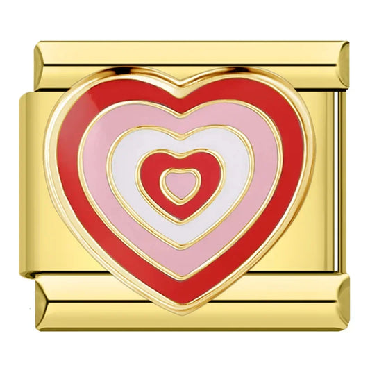 Red Heart Italian Gold Charm