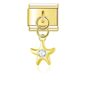 Star Gold Dangle Charm