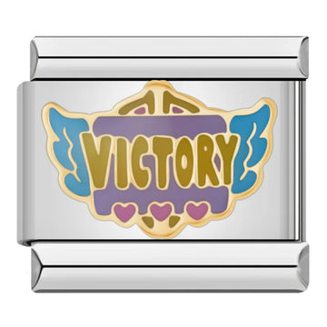 Victory Italian Silver Charm